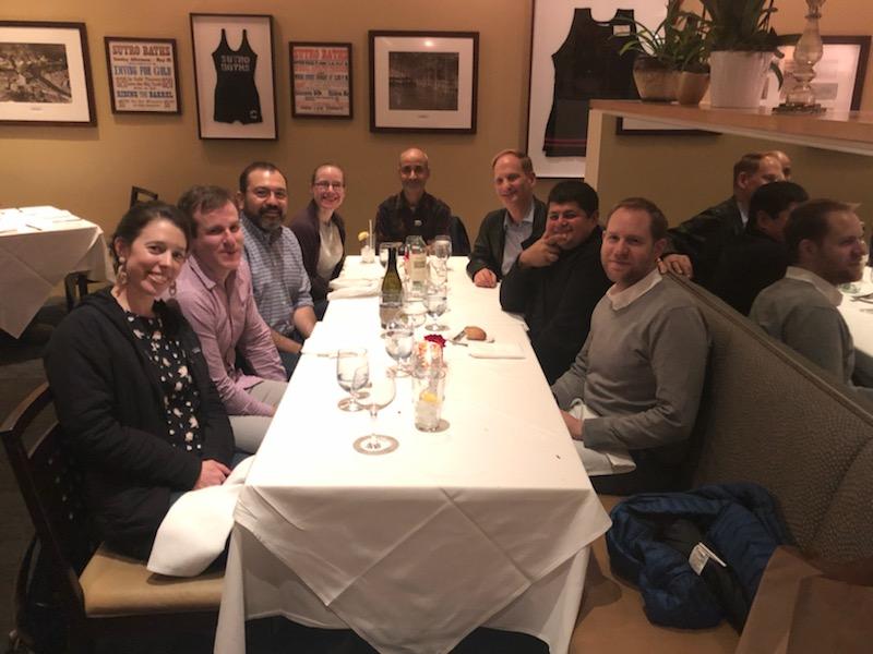 Solomon lab dinner at Cliff House, March 2019